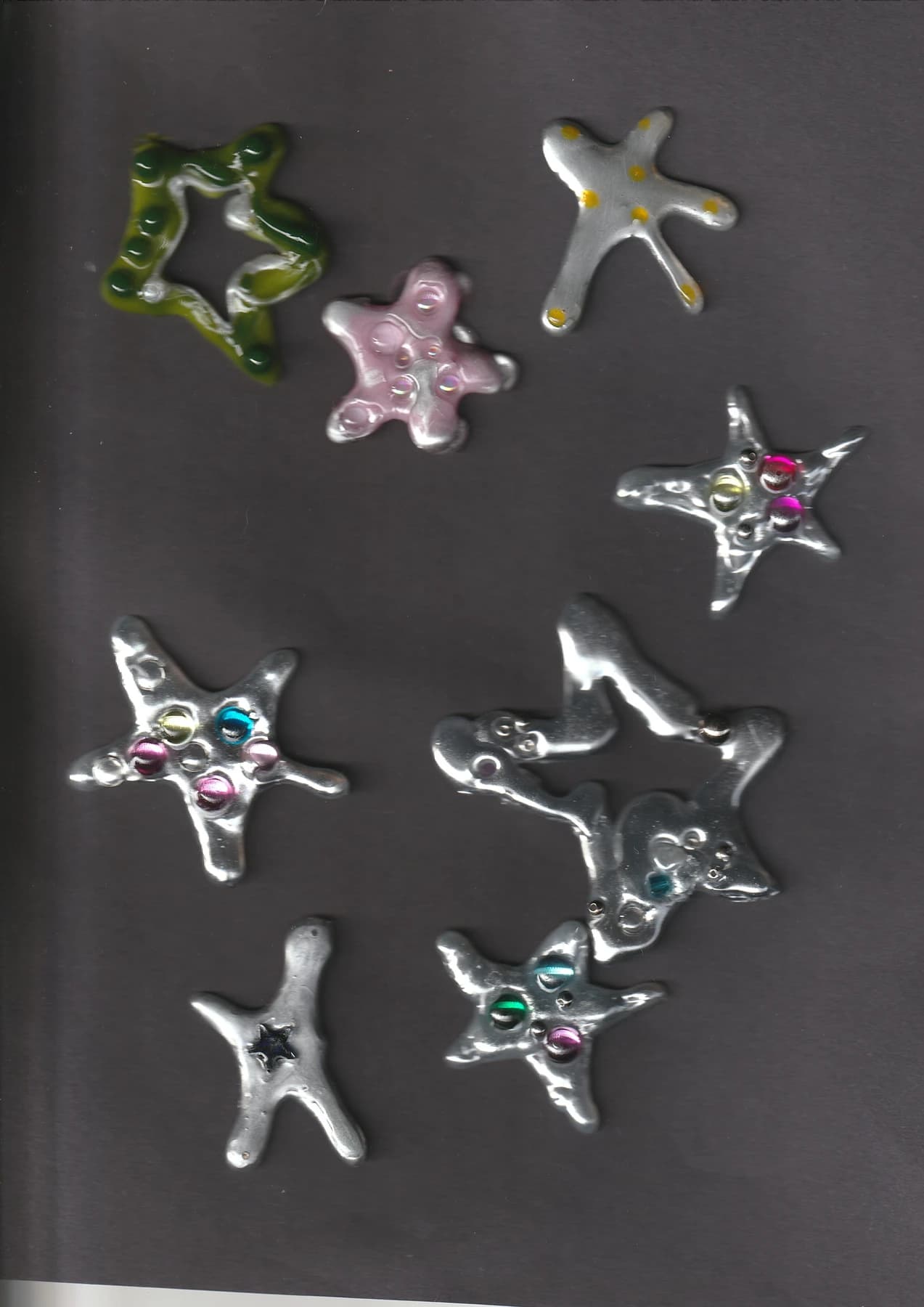 MOSSY STARDROP NECKLACE view 2