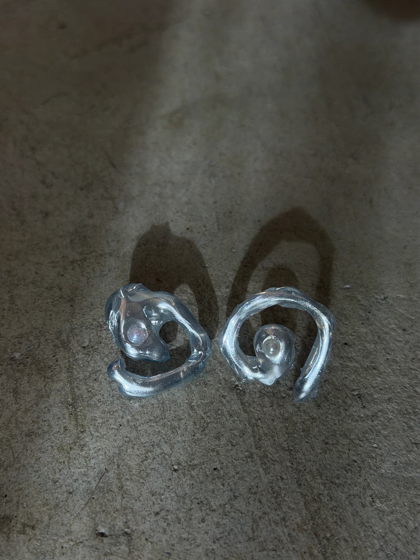 GOOPY SWIRL DROP EARRINGS view 2